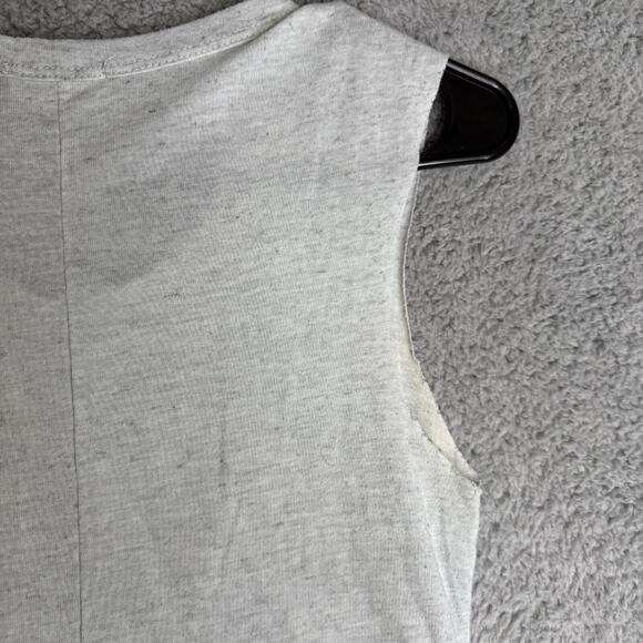 Mary Jane Tank Top Womens Small Gray Owl Print Festival Summer - Picture 9 of 11